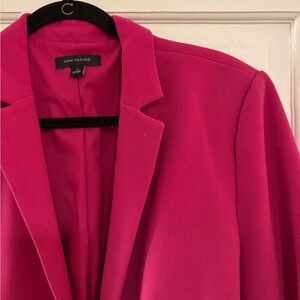 Ann Taylor Women's Cranberry Blazer - Size 14